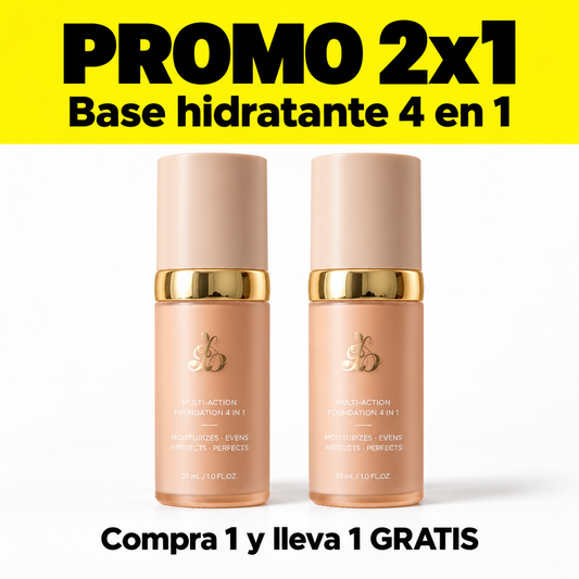 Base Hidratante 4 en 1 con Protección Solar
