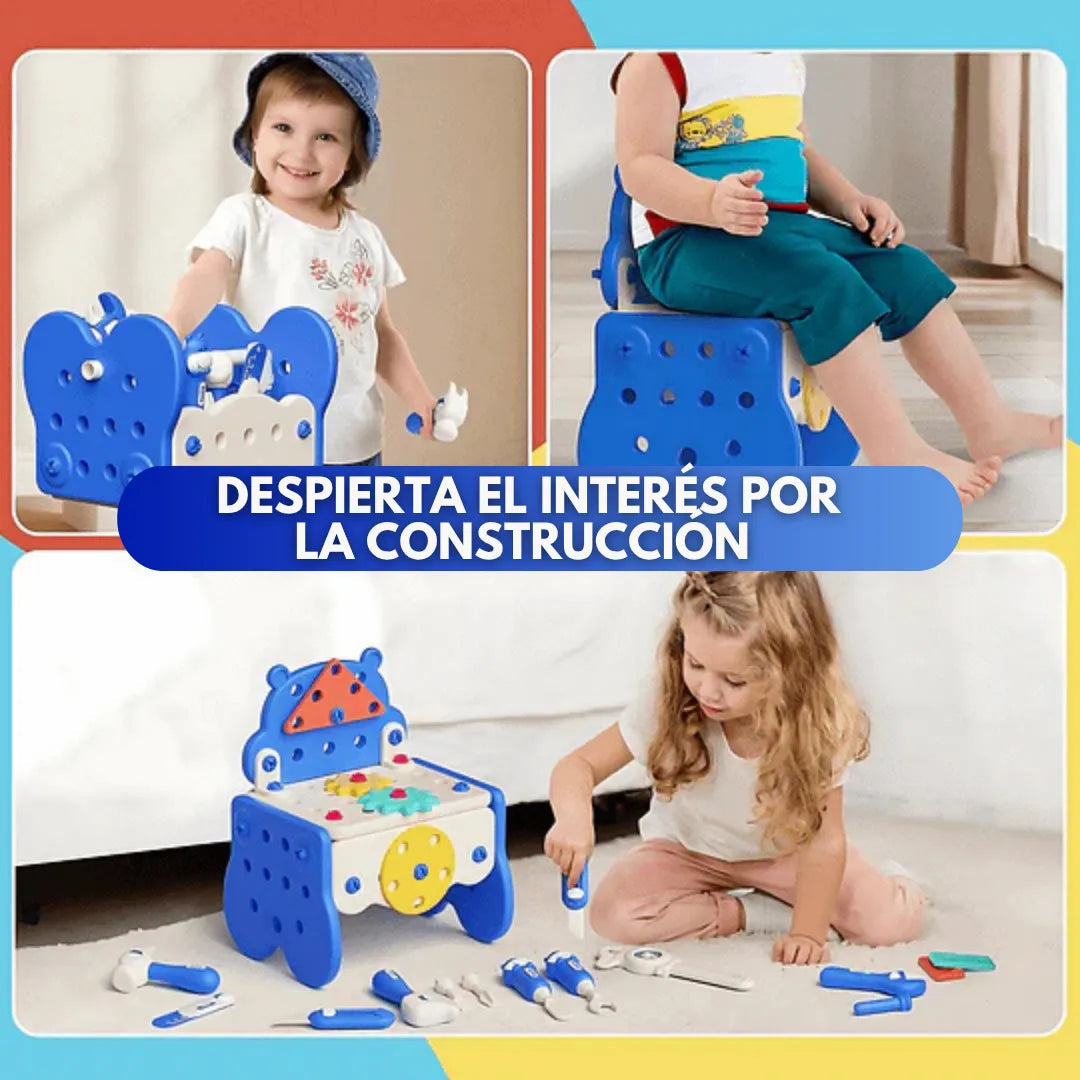 KidBuilder™ Set de Herramientas Montessori (92 Piezas)