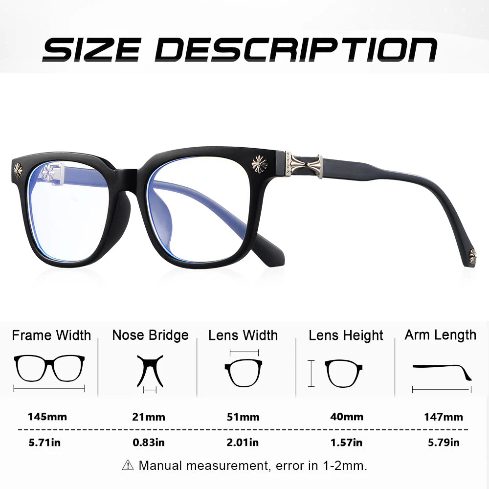 Classic Flat Lenses Glasses
