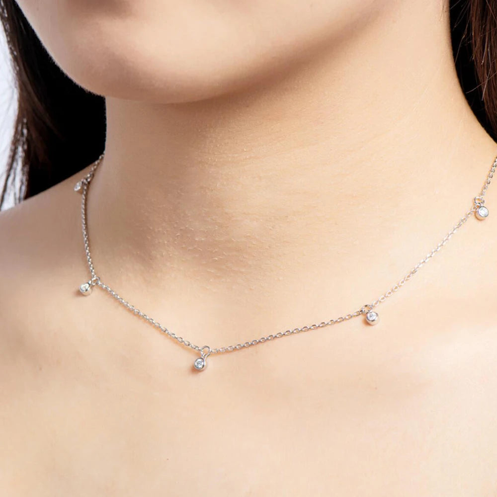 Collar de estación chapado en oro