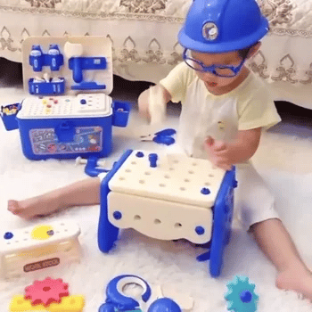 KidBuilder™ Set de Herramientas Montessori (92 Piezas)