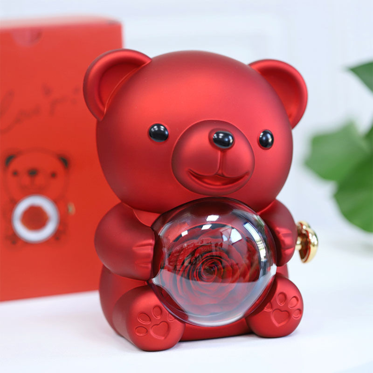 Caja de Regalo Oso Giratorio